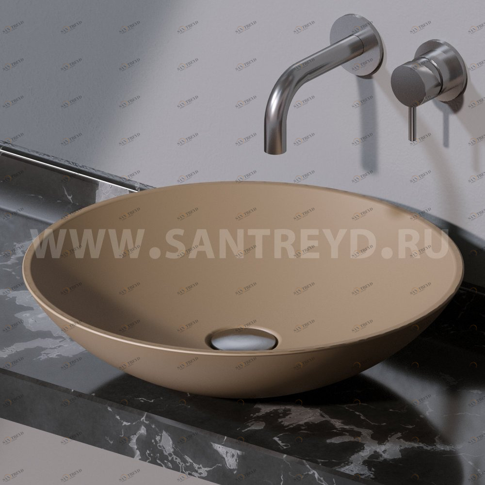 L257132 Накладная раковина на столешницу  круглая A. e T. Italia THIN AeT ITALIA