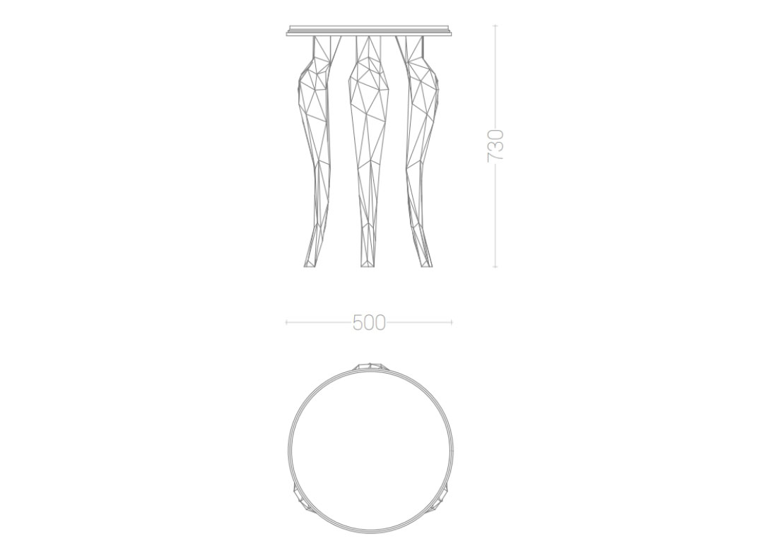 MJ-01 Журнальный стол из бетона BET-ON BetOn  - Вид №5