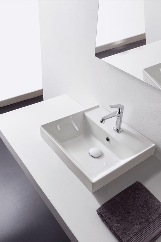 5108 Scarabeoceramica Умывальник 45x44 Teorema 2.0 Santreyd - Вид №1