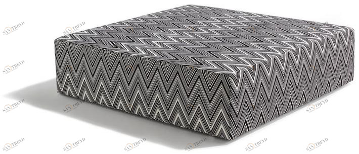 MissoniHome Квадратный тканевый садовый пуф Nap sun-id-1404524