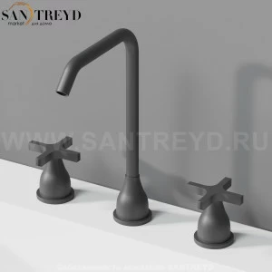 Смеситель AMEM315E MEMORY для раковины черный матовый