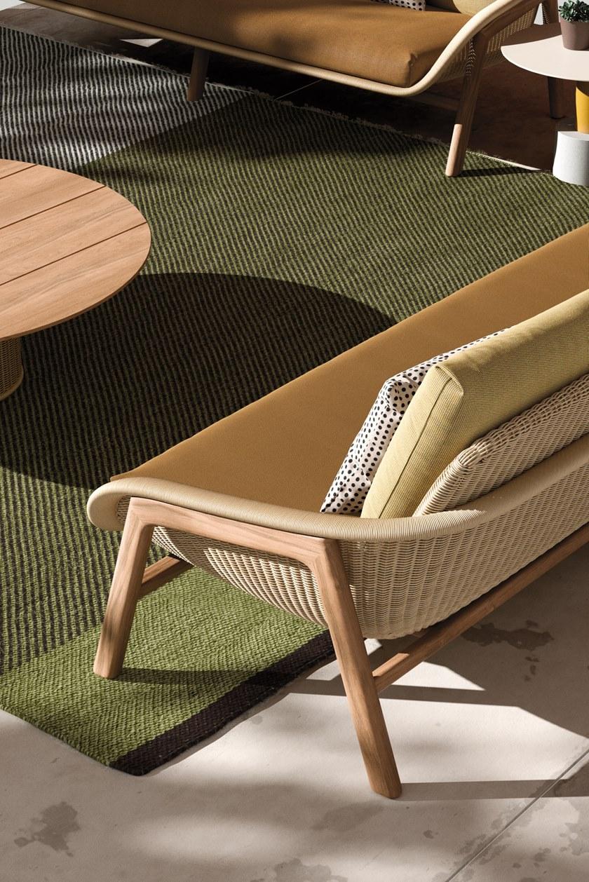 Kettal Садовый диван из синтетического волокна Vimini 15460 - Вид №4