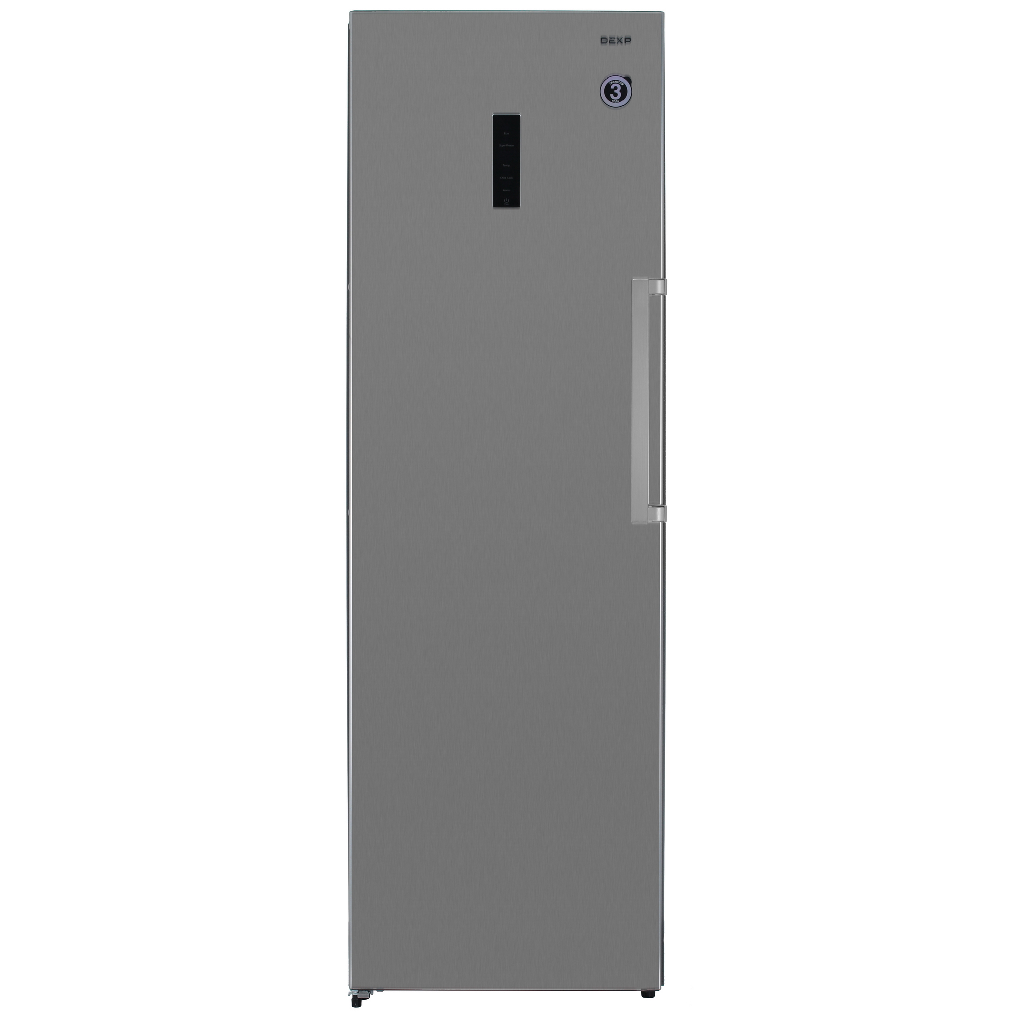 5413953 Морозильный шкаф  DEXP F4-26AHE серебристый STDN-0087424 - Вид №2