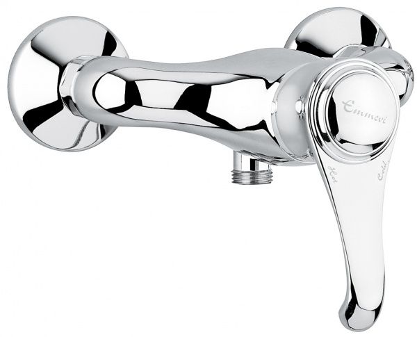 6002NC Смеситель Tiffany для душа, цвет черный-хром EMMEVI