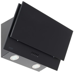 1222077 Вытяжка наклонная KRONA OLLY 600 PB черный/черный