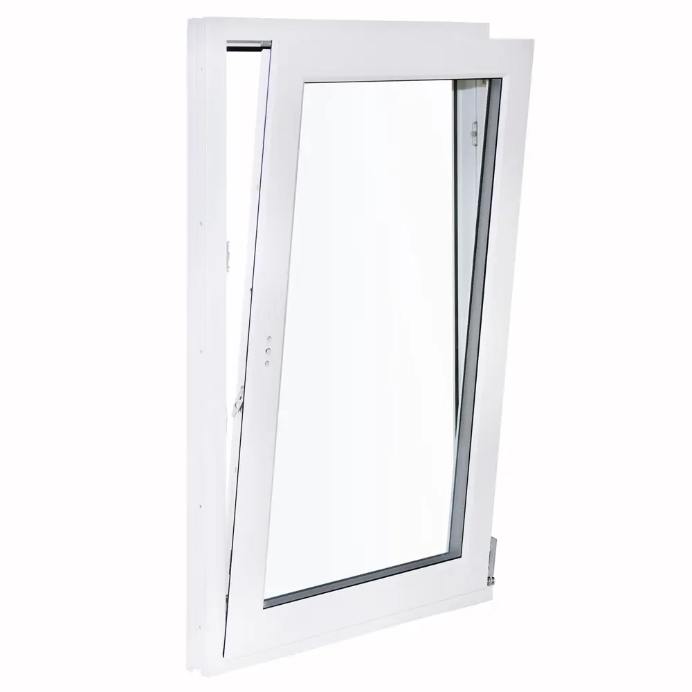 Окно пластиковое ПВХ VEKA одностворчатое 1200x600 мм (ВxШ) поворотное белый/белый STLM-2056217 - Вид №3