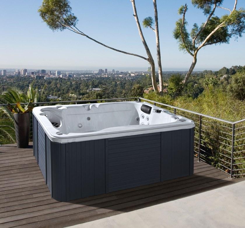 Gruppo Treesse Надземная прямоугольная гидромассажная ванна с хромотерапией Standard spa sun-id-1454781 - Вид №2