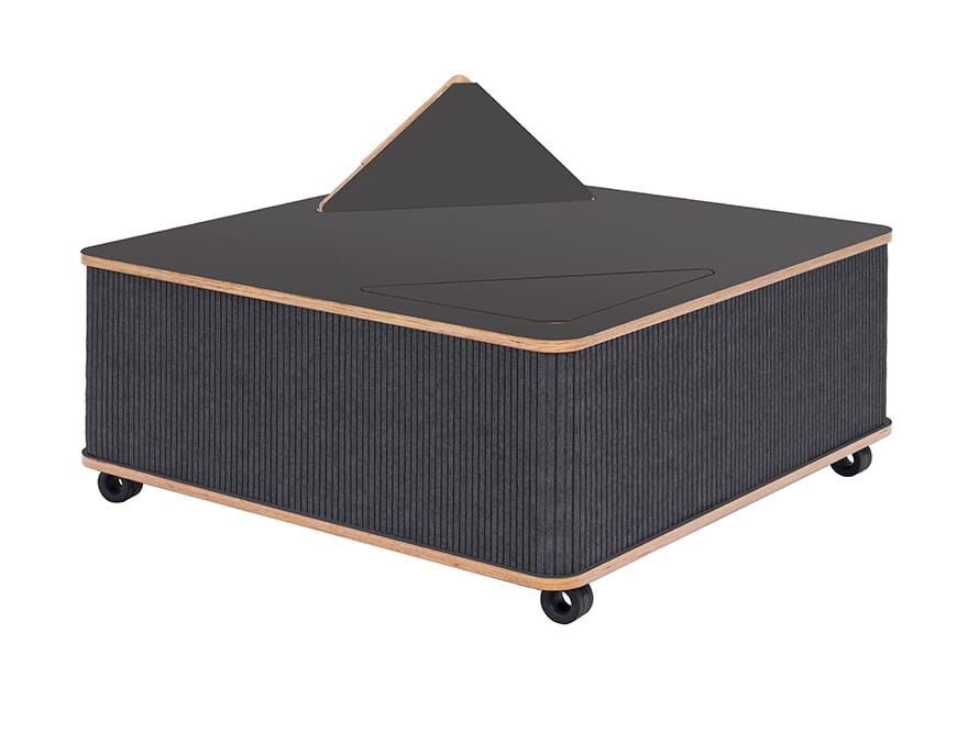 Низкий журнальный столик из войлока с колесами Askia THE CATCHER ARCH-00150503 - Вид №20