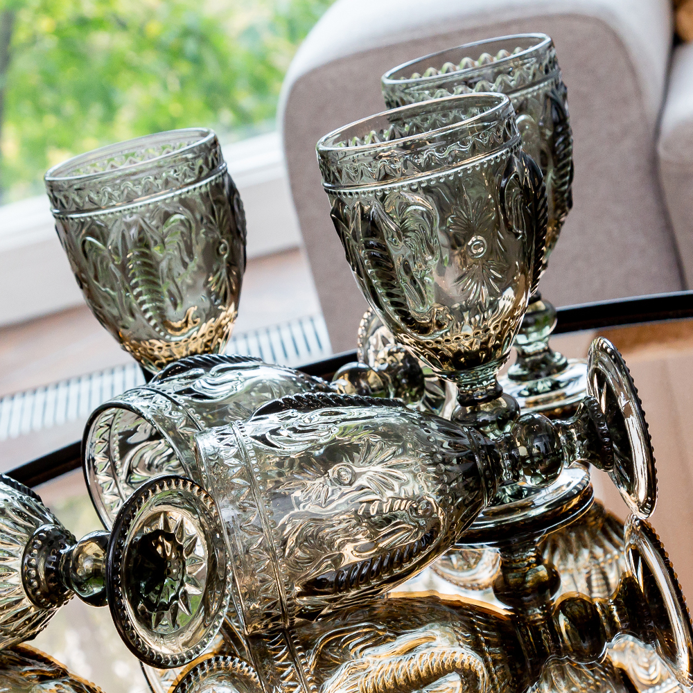 21091722 Комплект бокалов «Рубби» (6 штук, дымчатый серый кварц) Object Desire Светский прием  - Вид №6