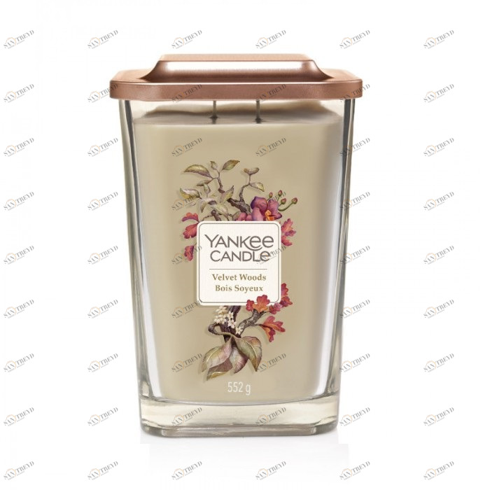 Свеча большая "Бархатный лес" 552гр 65-80 часов YANKEE CANDLE ЛЕС 268042 Зеленый 