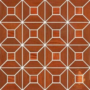 Мозаика и 3D панели из дерева Tarsi Квартал 2d615 Дуб Селект (Гладкая) 331х331 мм.