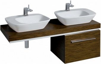 121650000 Подвесная раковина настенная прямоугольная Keramag  - Вид №4