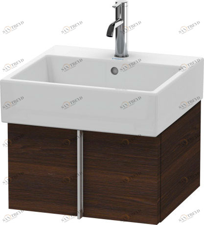 VA612406969 Тумбочка подвесная Vero Air #VA6124 484 x 431 мм Орех брашированный (натуральный шпон) Duravit
