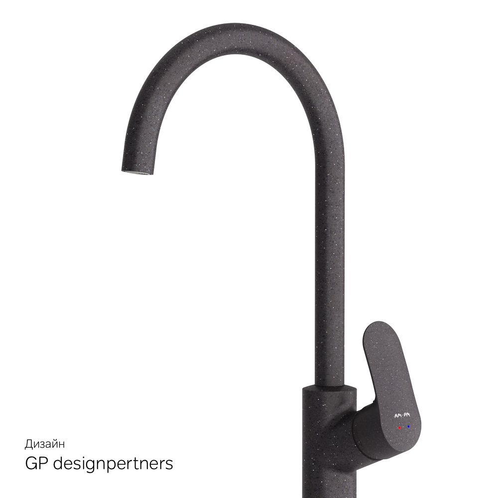 F8007122 смеситель для кухни элегантный черный шт AM.PM Like - Вид №8