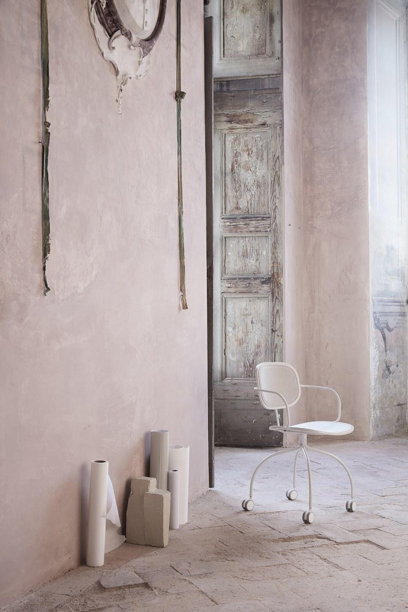 IOC project partners Офисный стул из дерева на колесиках Magenta sun-id-1374917 - Вид №5