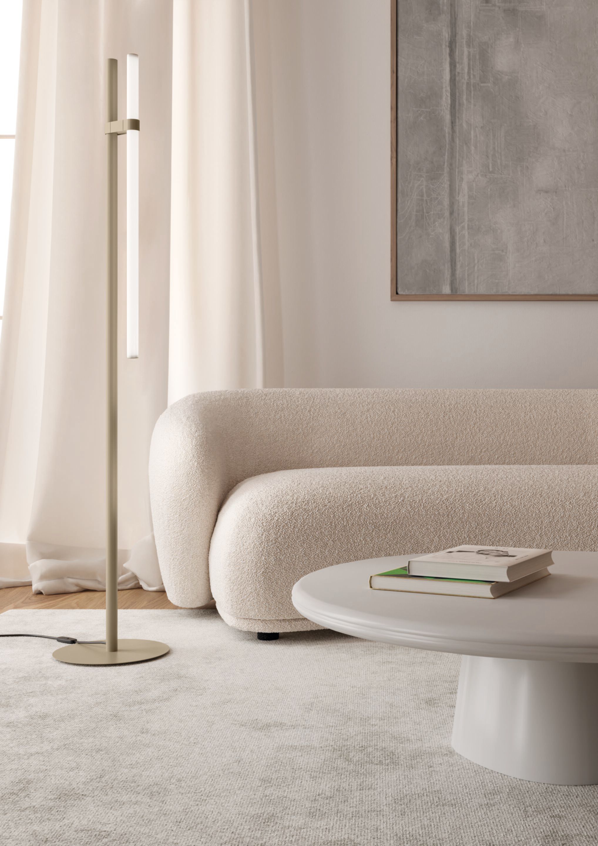 Светодиодный торшер из боросиликатного стекла и металла AXOLIGHT Paralela ARCH-00039815 - Вид №2