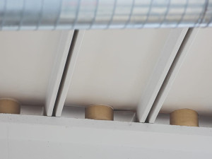 Крепление черепицы-балки с изготовлением опор