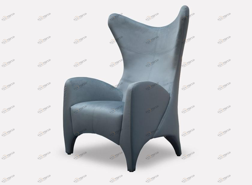 MORADA Кресло Bergere обитое кожей с подлокотниками  Avi ac 