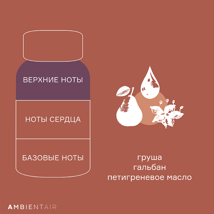 MK100PMEF Диффузор ароматический enchanted forest, Гранат, 100 мл Ambientair  - Вид №6