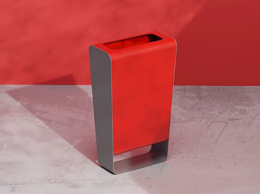 Корзина для мусора из оцинкованной стали DIMCAR MISS THIN ARCH-00112698