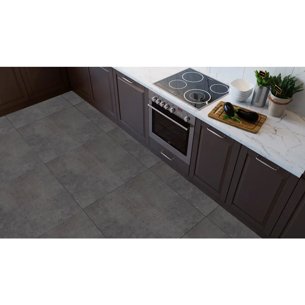 Santreyd Bronx-08: керамогранит антрацит для бесшовных интерьеров 89369387 STLM-1374924