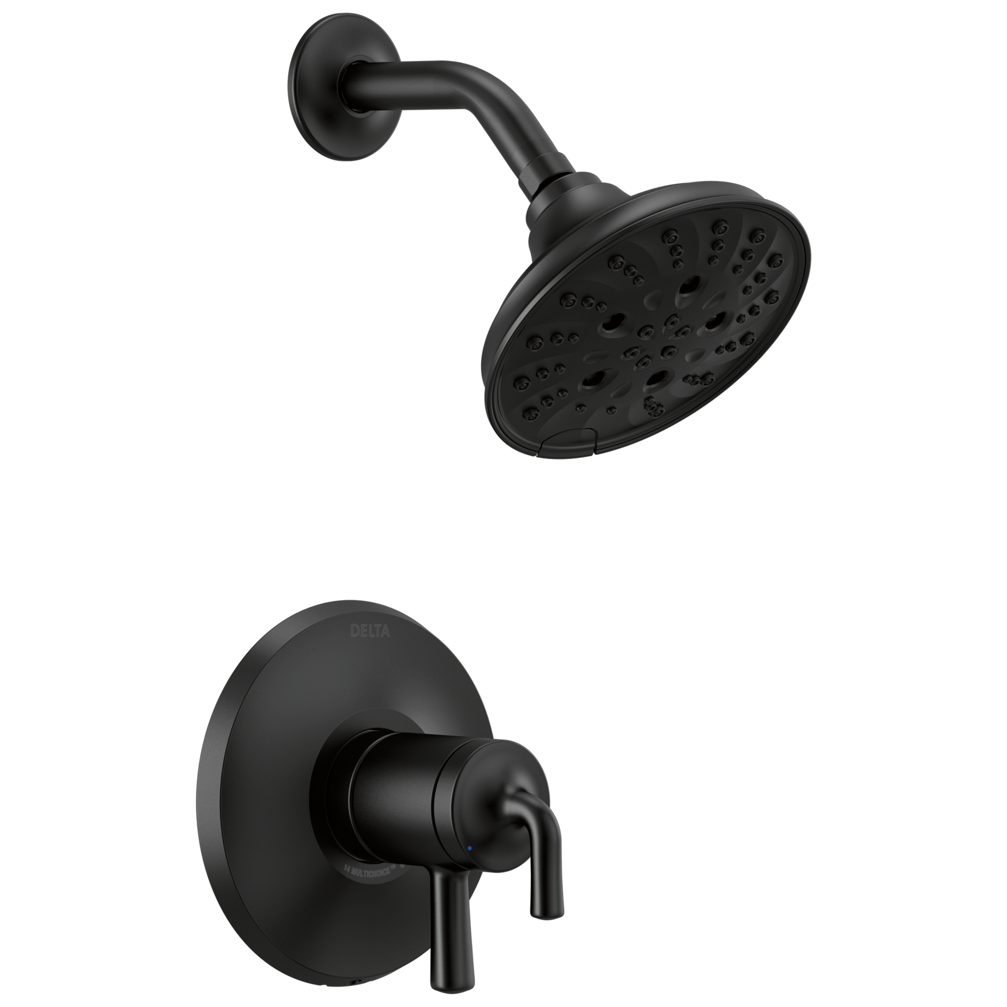 T17233-BL Отделка для душа Monitor 17 Series Delta Faucet Kayra Матовый черный