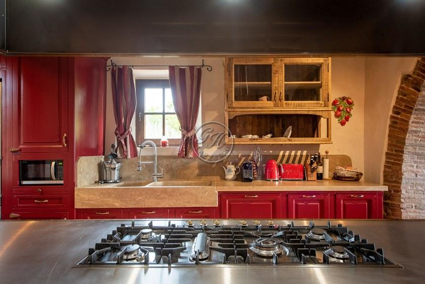 GH LAZZERINI Профессиональная кухня из массива дерева с островом sun-id-1383654 - Вид №1