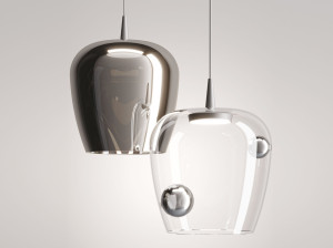 Светодиодный подвесной светильник из боросиликатного стекла