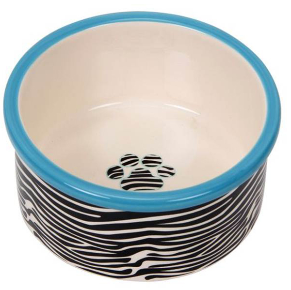 ПР0038127 Миска для животных Zebra керамика, 695мл MAJOR 