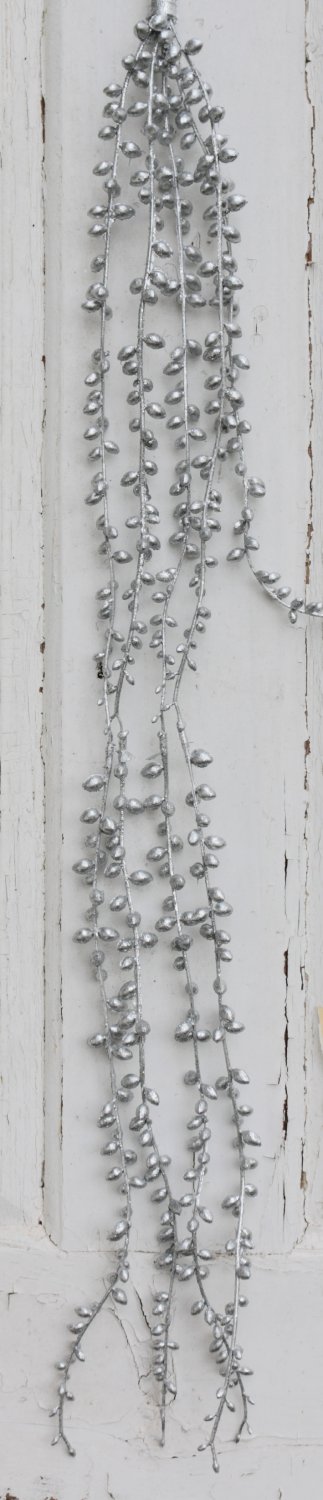 1076 996 a3 Искусственная гирлянда, 73 см, серебро H-andreas  - Вид №6