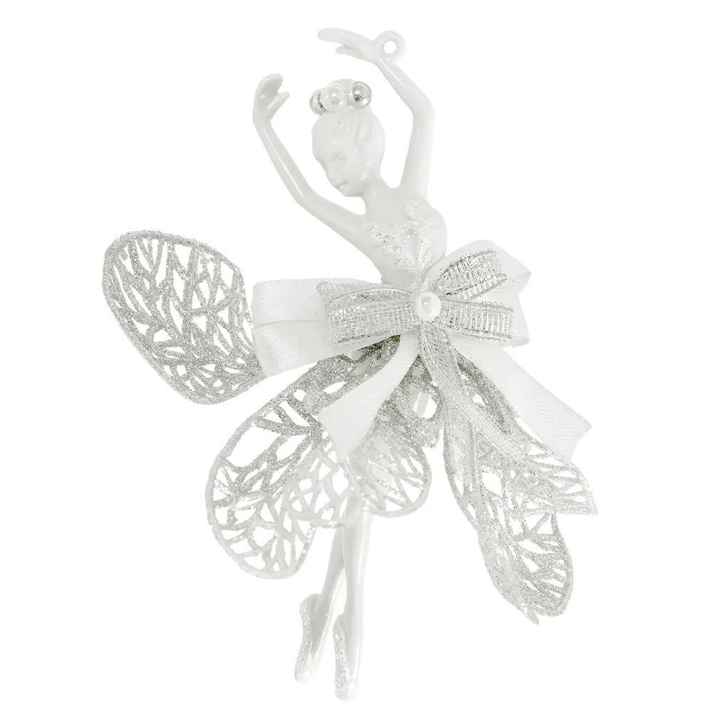 84884204 Новогоднее украшение Балерина 15x13 см цвет белый STLM-0951220 Santreyd  - Вид №1