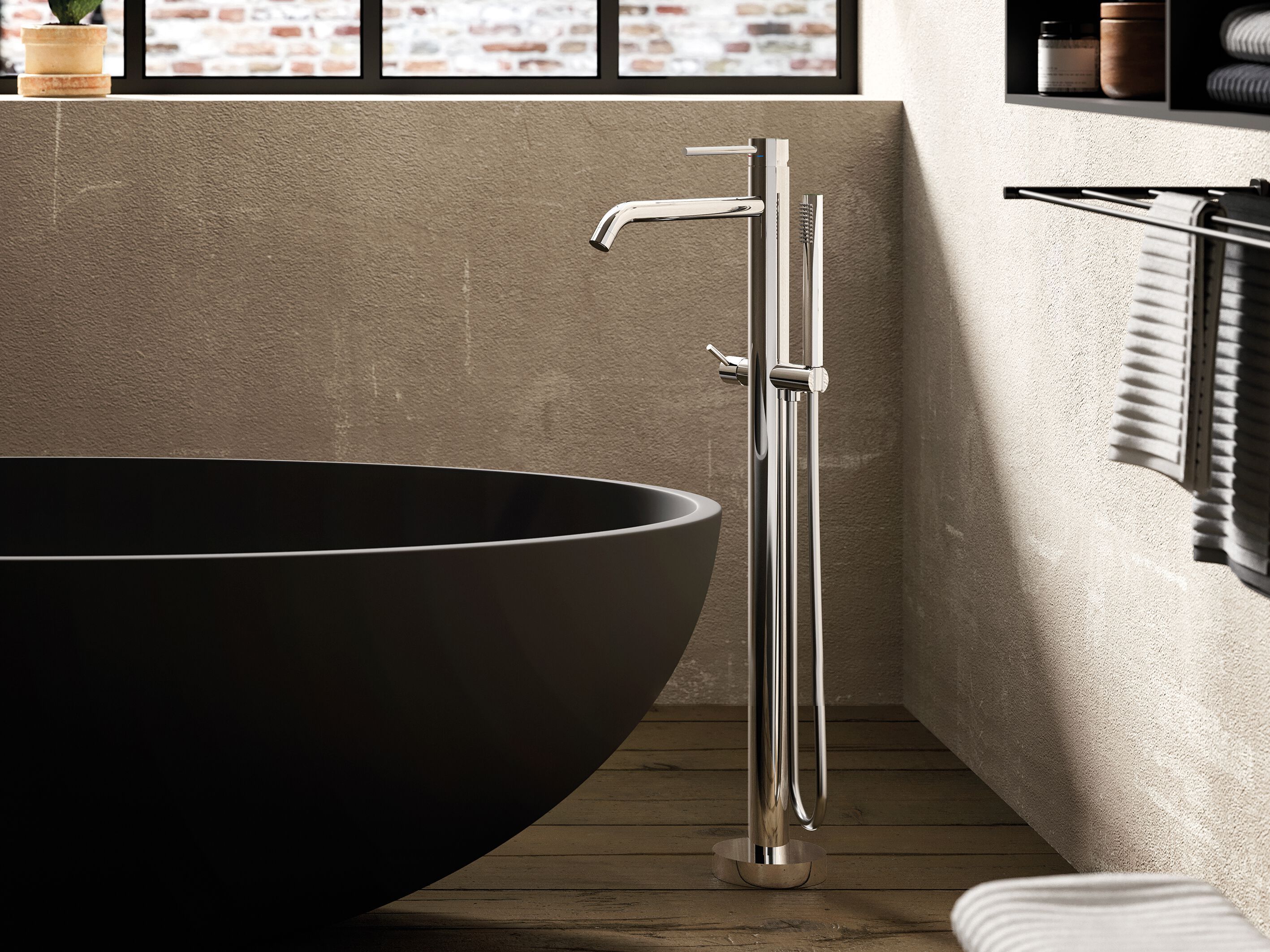 Смеситель для ванны с ручным душем RUBINETTERIA PAFFONI Light ARCH-00119395 - Вид №1