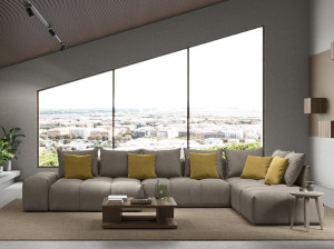 Модульный тканевый диван