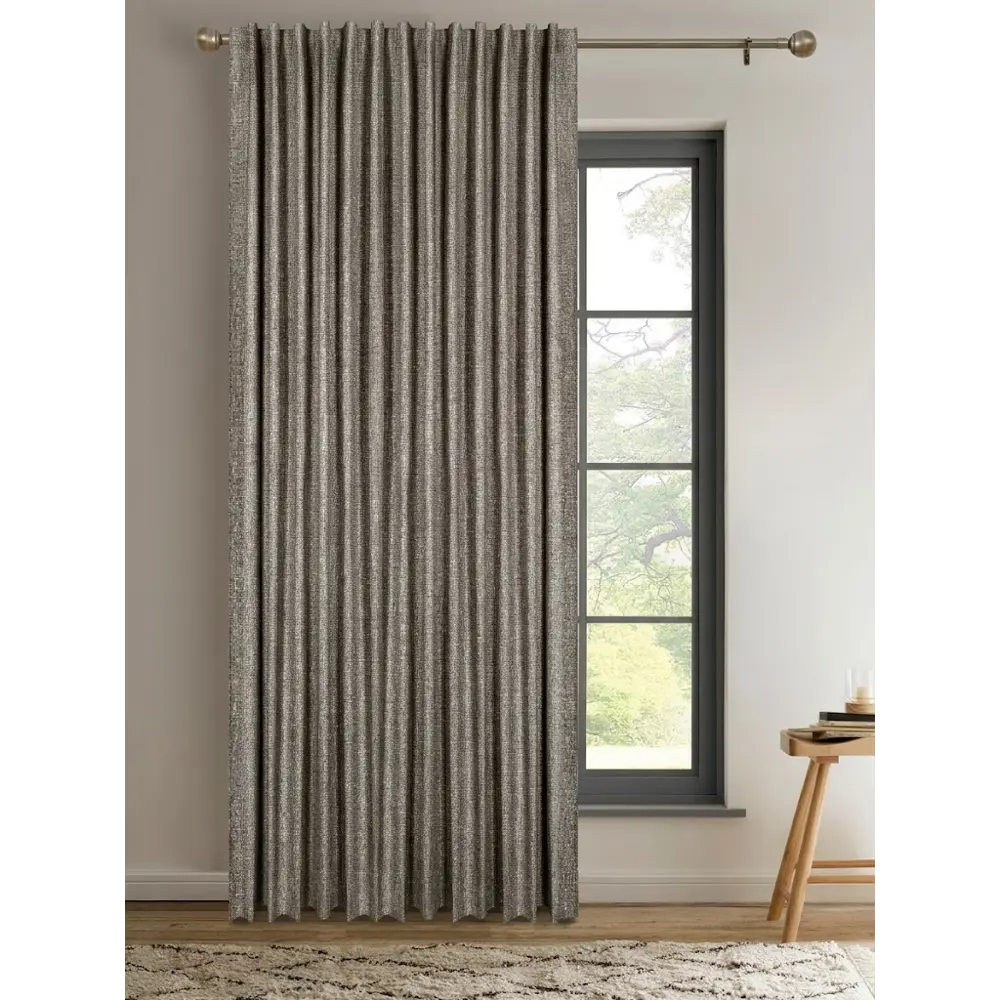 Штора на ленте Анна 200x270 см цвет бежевый СТОЛИЦА ТЕКСТИЛЯ STLM-2190875