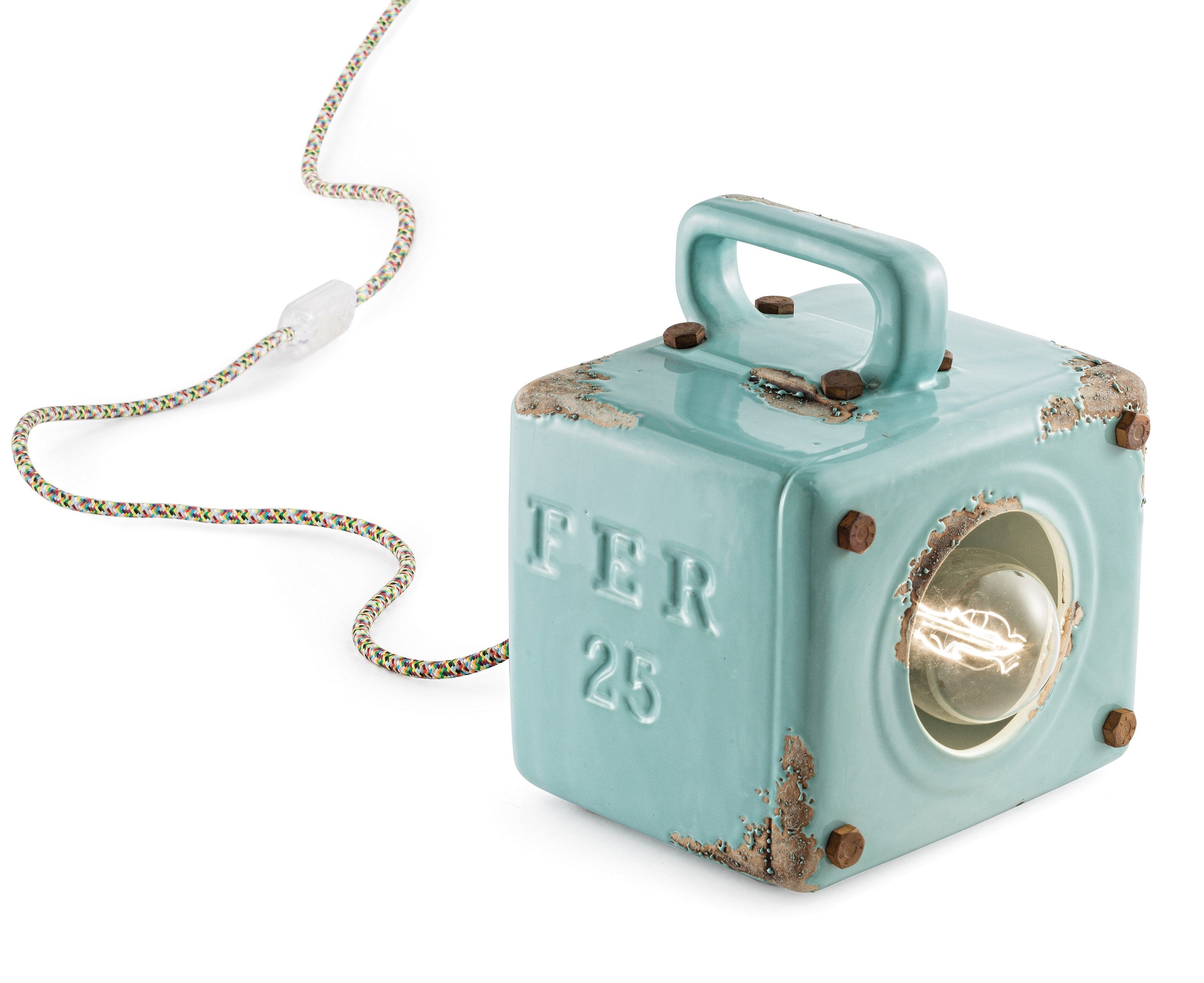 Керамическая настольная лампа FERROLUCE Industrial ARCH-00151792 - Вид №11