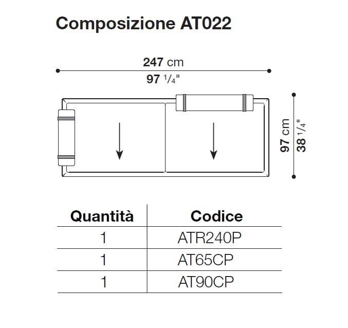Кожаный Dormeuse B&B Italia Атолл ARCH-00030823 - Вид №3