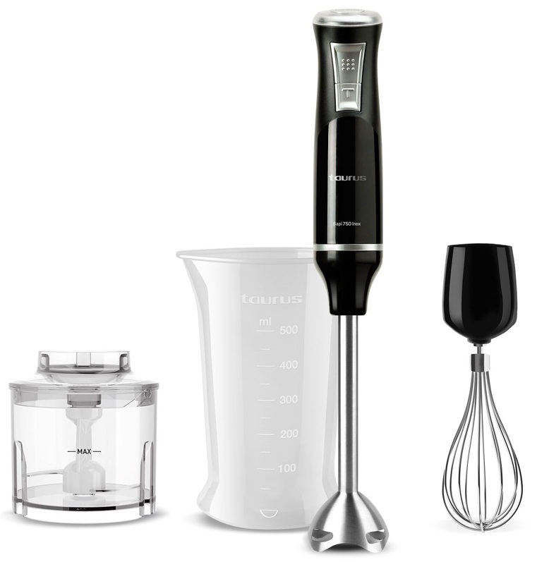 9918790 Блендер погружной Taurus Bapi 750 Plus Inox черный STDN-0136903