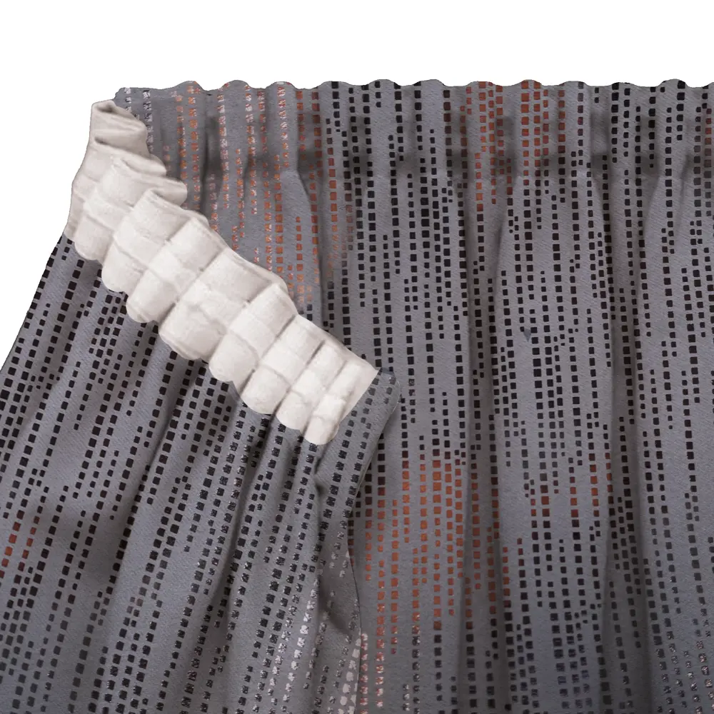 WITERRA Штора димаут Дождь серо-голубая 200х280 см 89427498 STLM-1571850 - Вид №4