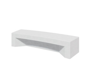 Бетонная скамья без спинки