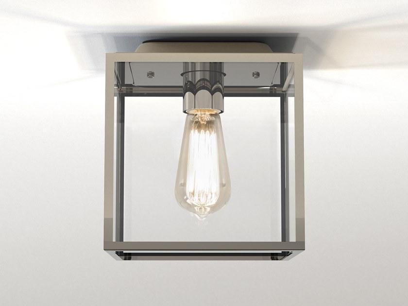 Astro Lighting Уличный потолочный светильник из нержавеющей стали и стекла Box 1354001 - 1354002 - Вид №1
