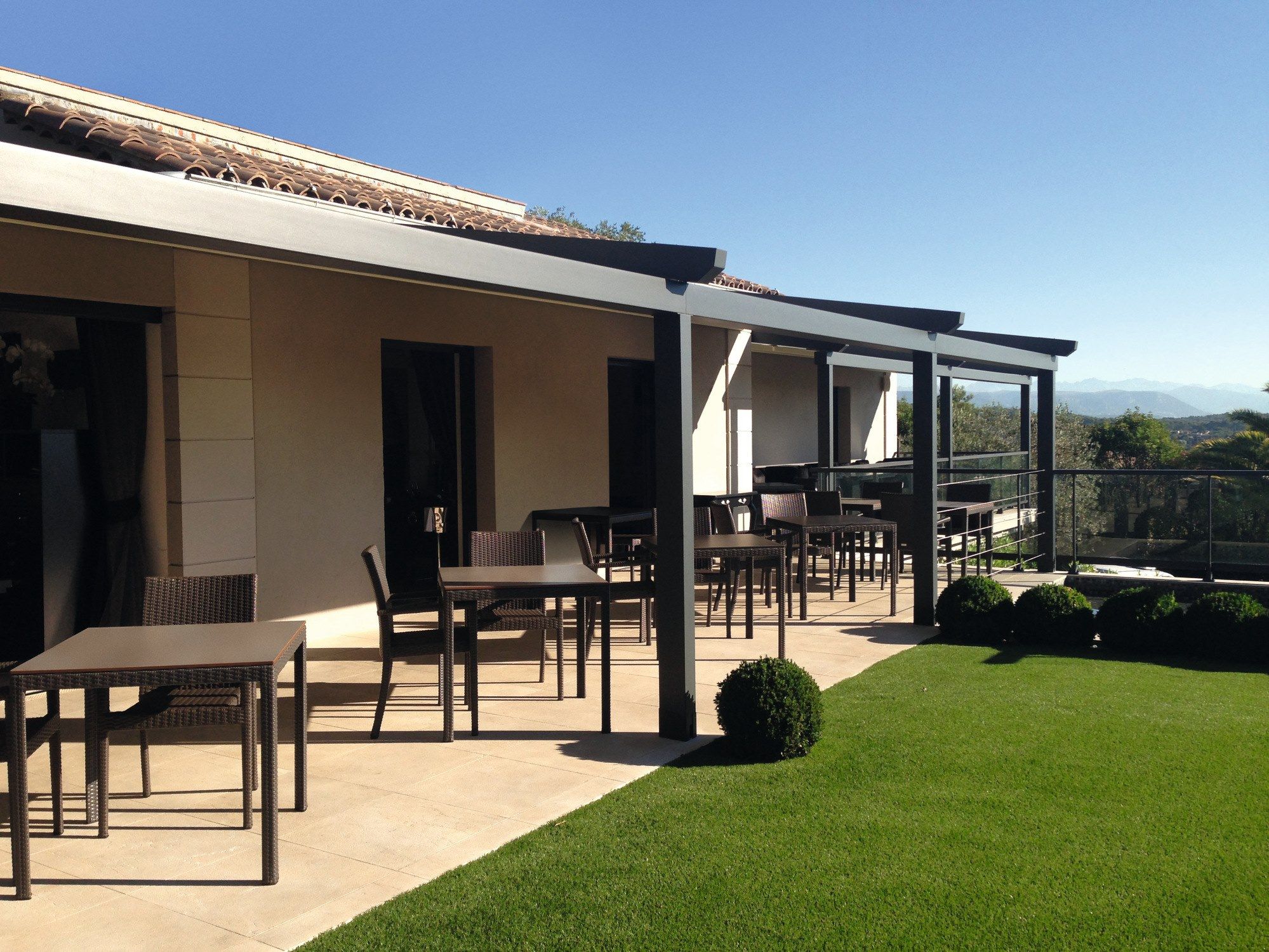 Алюминиевая пергола с раздвижной крышкой Pratic Tecnic ARCH-00044068 - Вид №4