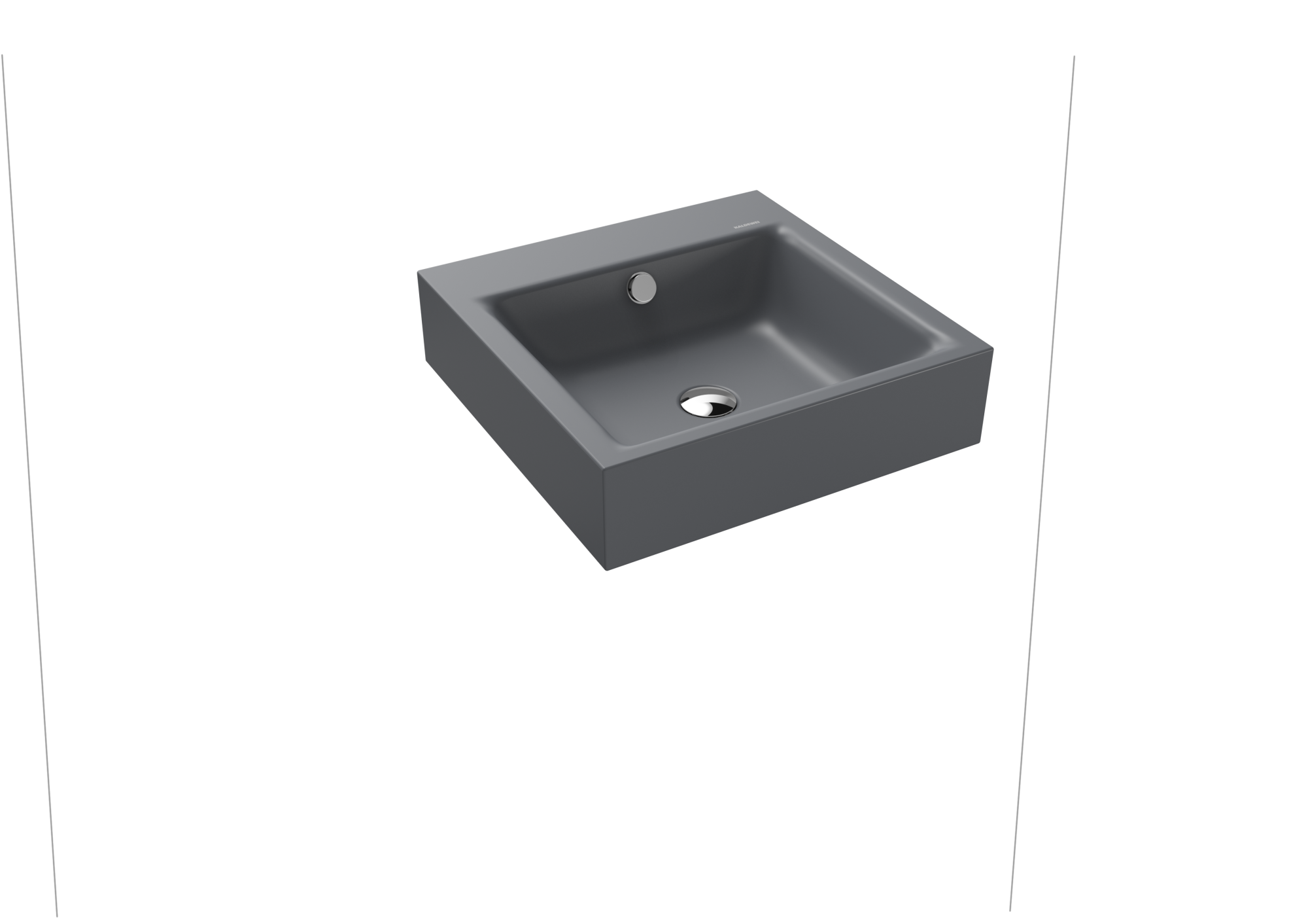 Умывальник KALDEWEI Сталь эмалированная 3163 455 холодный серый 70 31633319455