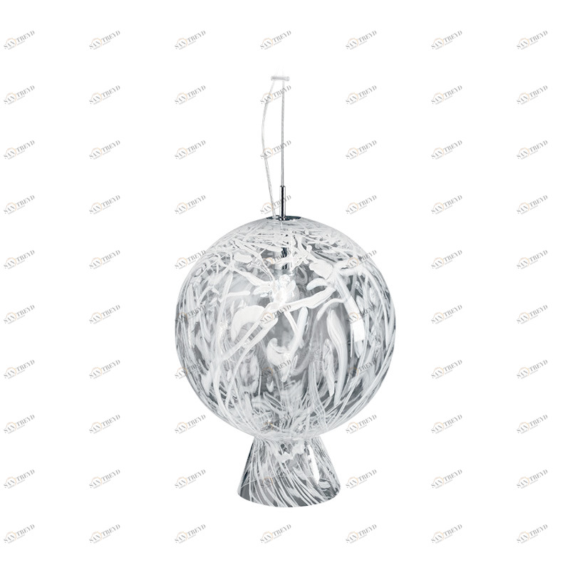 Подвесной светильник 0101 K CR.SFBIA от Sylcom SYLCOM ДИЗАЙНЕРСКИЕ 243509 Белый 