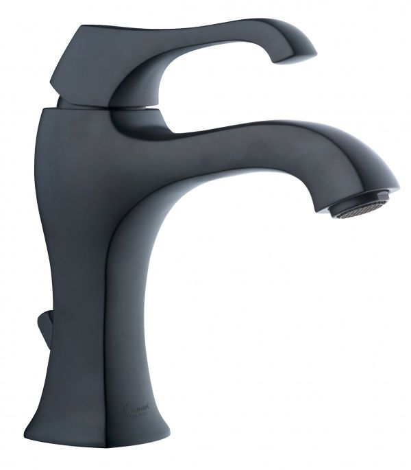 76003NEO Смеситель Ares с донным клапаном для раковины, цвет черный матовый EMMEVI