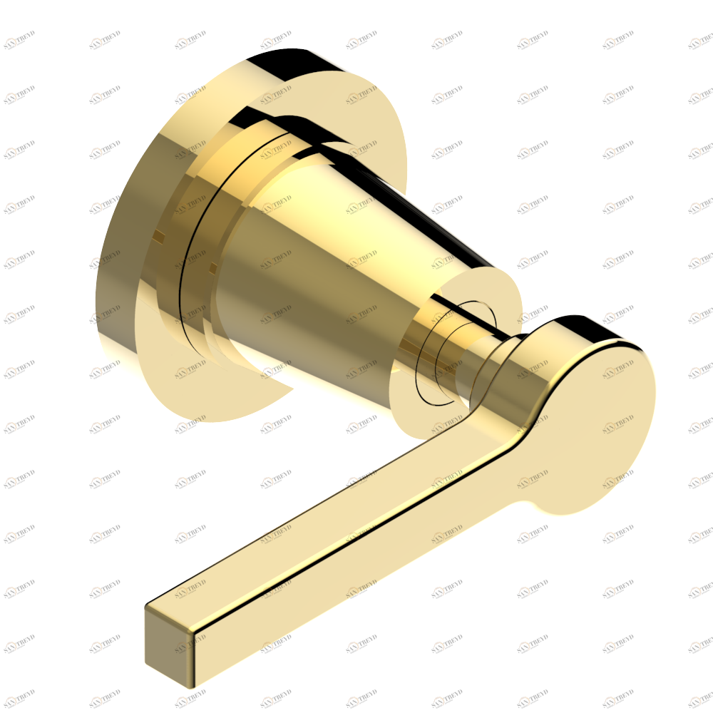 G58-30B/N Маховик для встраиваемого в стену вентиля без маркировки Thg-paris Spirit с рукоятками Золото G58 30B/N CAT.F