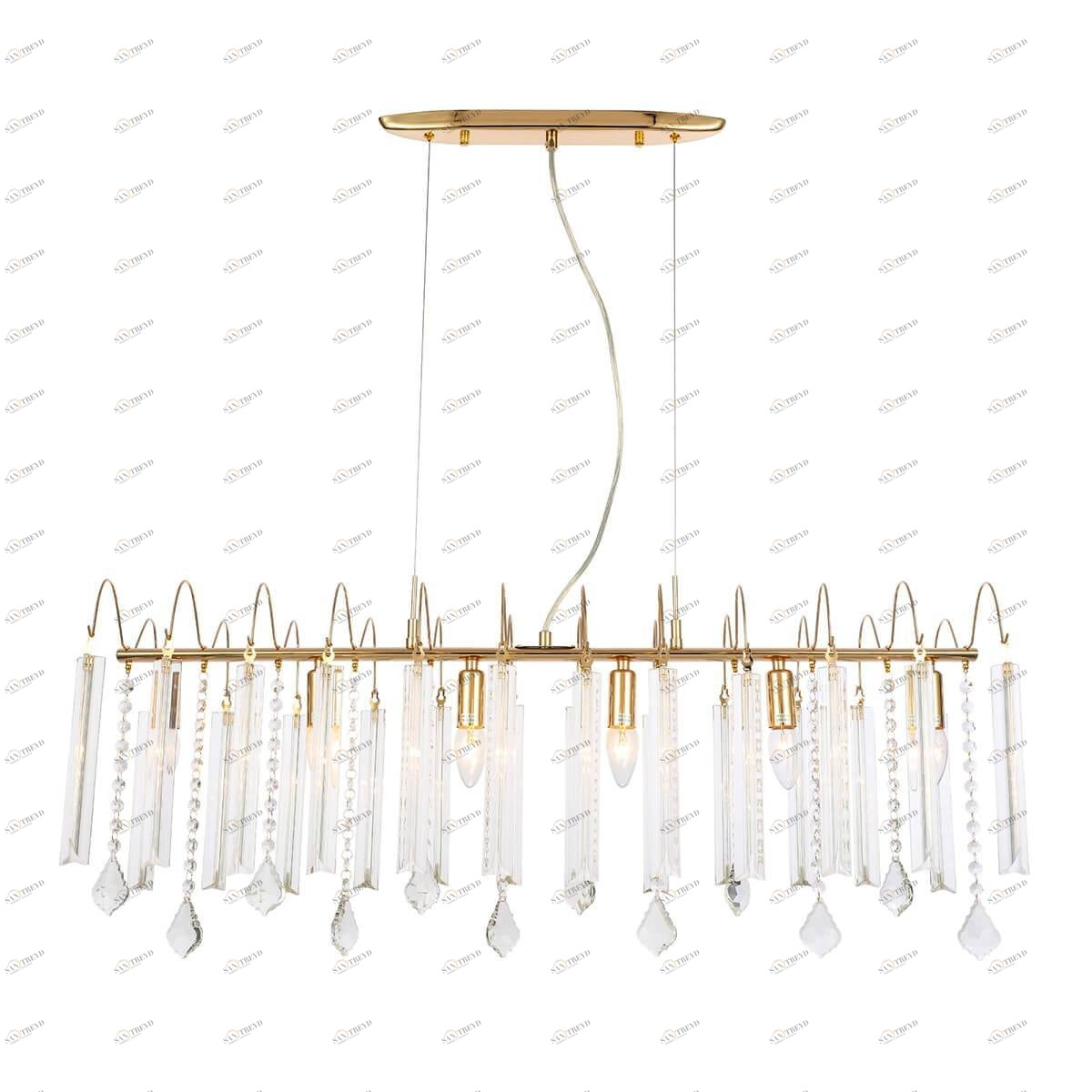 Подвесной светильник золотистый ST Luce Osoleto SL386.203.06 ST LUCE ДИЗАЙНЕРСКИЕ, OSOLETO 00-3890184 Золото 