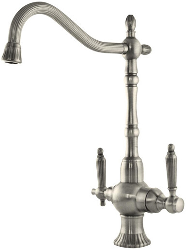 Смеситель ZorG Sanitary ZR 351 YF SATIN для кухонной мойки, сталь