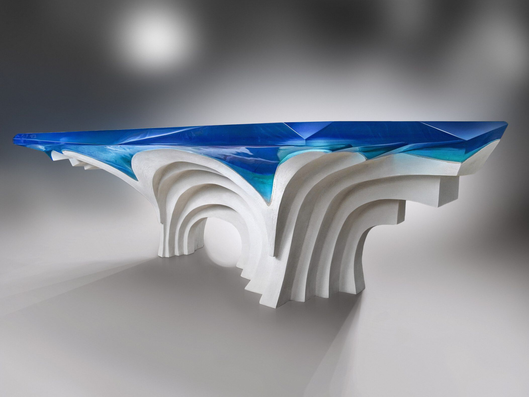 Стол из акрилового стекла и смолы LO Contemporary ONEERO ARCH-00121139 - Вид №2