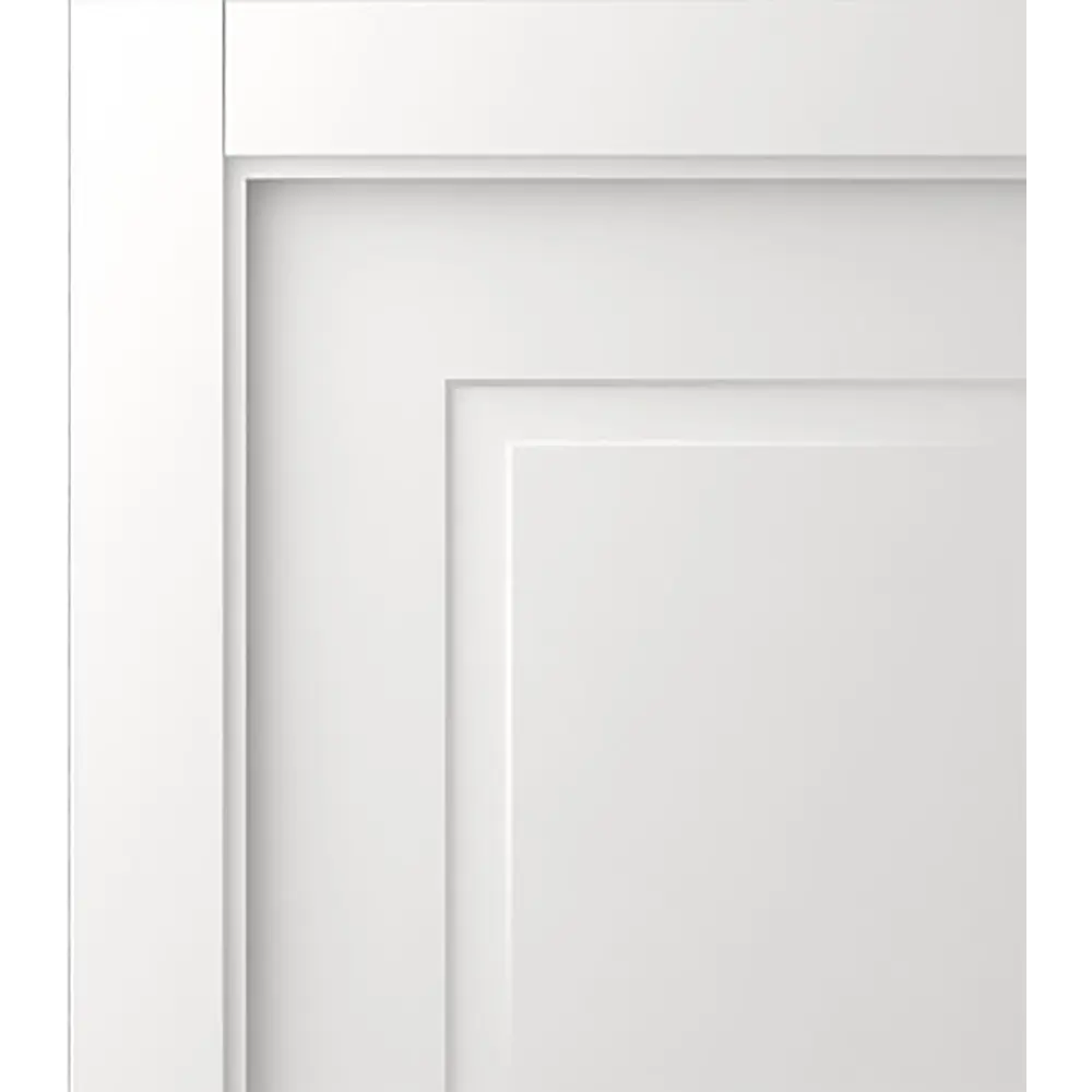 Дверь межкомнатная глухая Британия 80x200 см эмаль белый с замком BELWOODDOORS STLM-2112318 - Вид №2