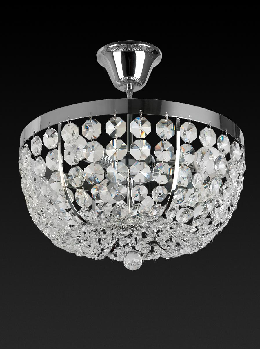 Потолочный светильник Toplight Mary TL1510X-03CH TOPLIGHT MARY CHROME 202103 Прозрачный;хром  - Вид №2